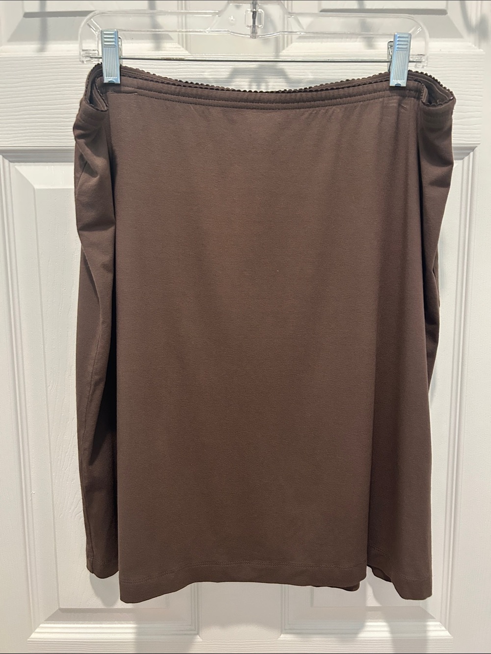 J. Jill Brown Pencil Knit Skirt